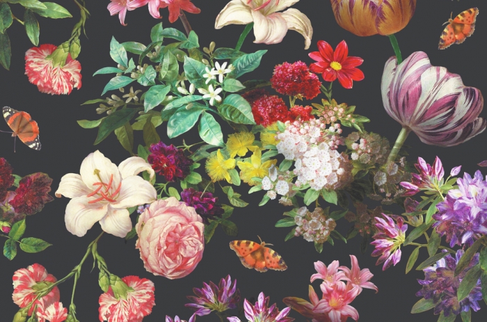 Floral Wallpaper Madison - MurivaMuriva