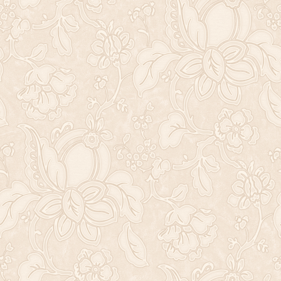 Classic Wallpaper Sabina Floral Cream&Beige Muriva 15186