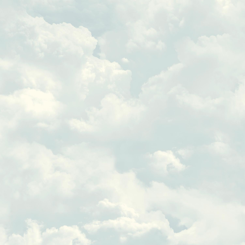 Modern Wallpaper Clouds Blue Muriva L13101