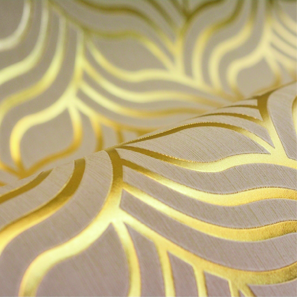 Metallic Wallpaper Precious Silks Art Deco Muriva