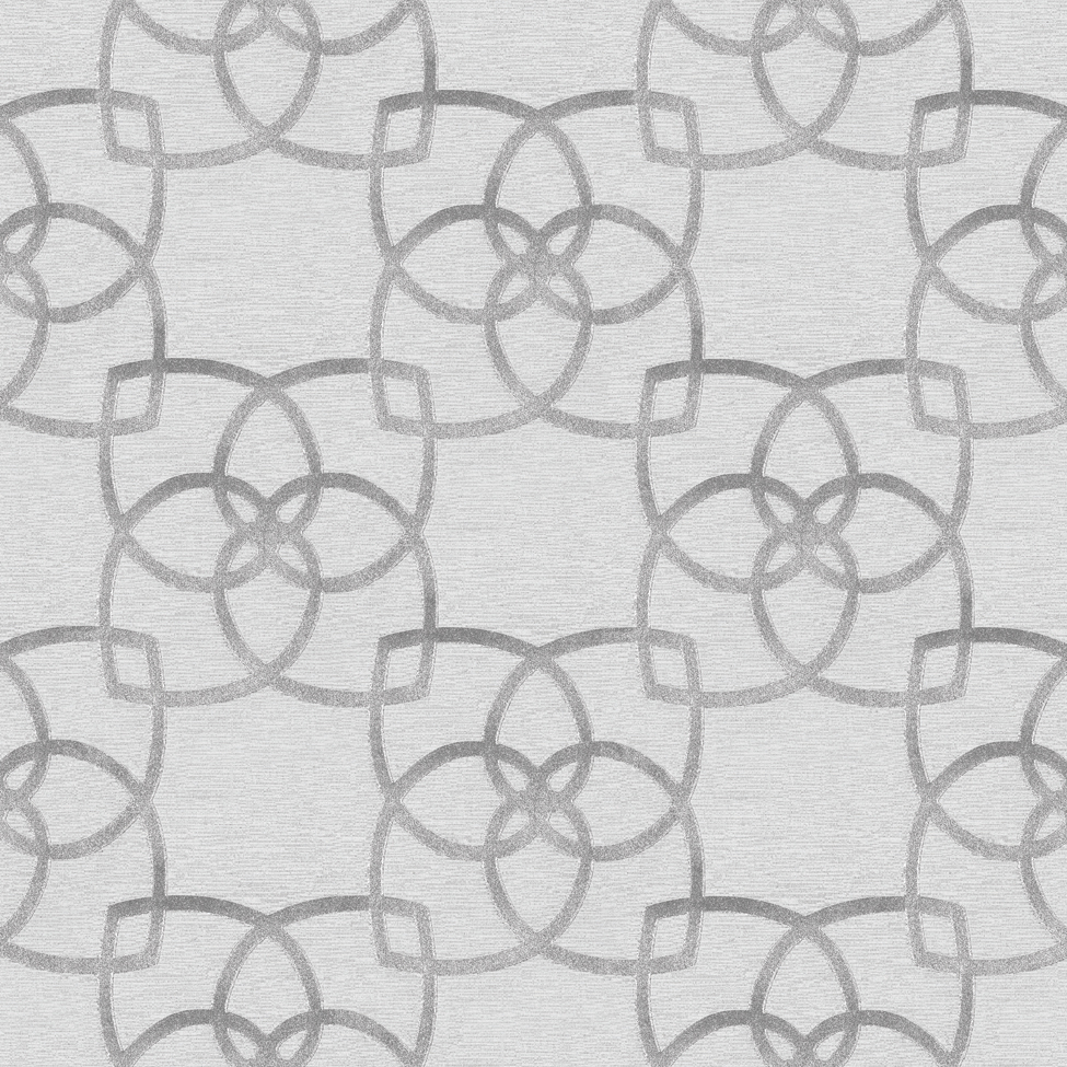 Classic Wallpaper Precious Silks Marrakech Silver and Grey Muriva 601536