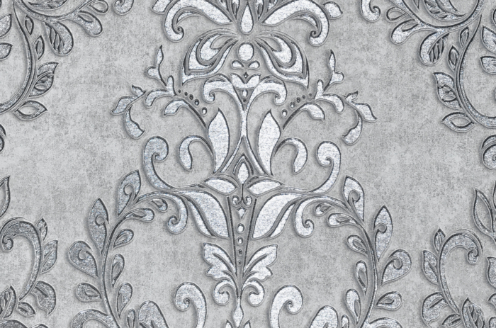 Amelia Sequin Wallpaper Metallic Silver (701430) - Wallpaper from
